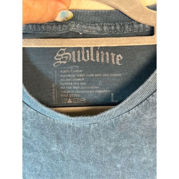 Sublime Acid Wash Graphic tee sz Large - Picture 4 of 7